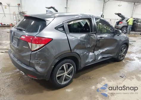 2022 Honda Hr-V Awd Ex from USA, damaged, VIN 3CZRU6H52NM754093